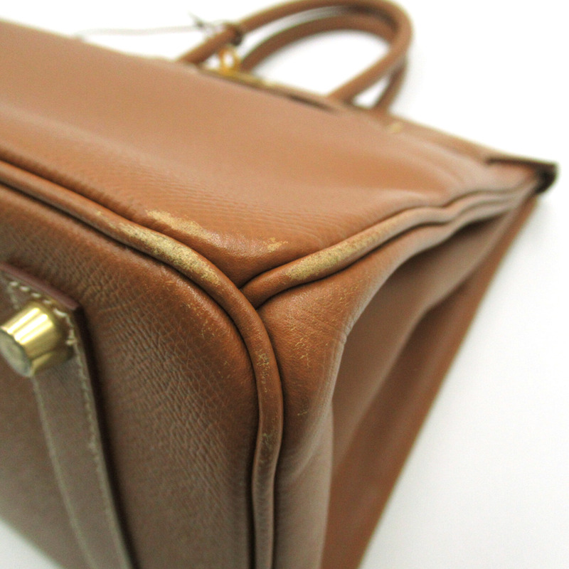 【日本直送】HERMES Birkin 35 手提包 D 型 Epsom 小牛皮 金色 GHW 二手-13