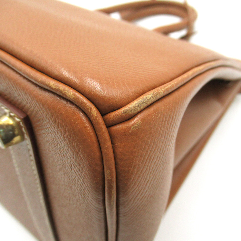 【日本直送】HERMES Birkin 35 手提包 D 型 Epsom 小牛皮 金色 GHW 二手-15