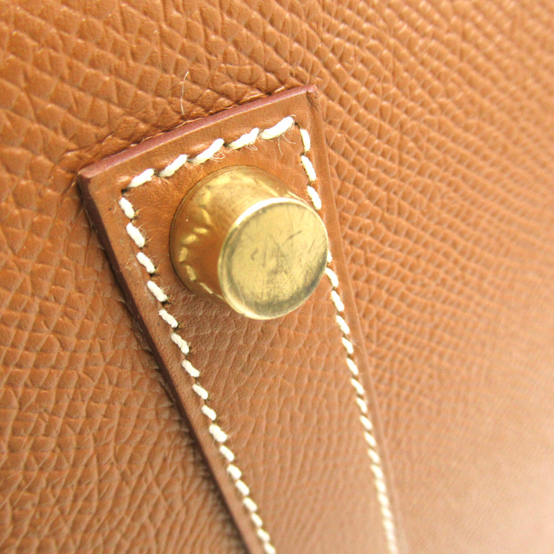 【日本直送】HERMES Birkin 35 手提包 D 型 Epsom 小牛皮 金色 GHW 二手-17