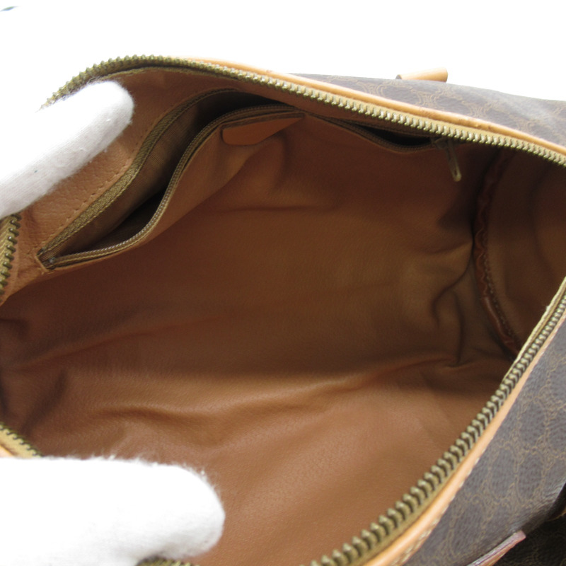 【日本直送】CELINE 波士頓包 小袋 PVC 塗層帆布 棕色 二手 女式-4