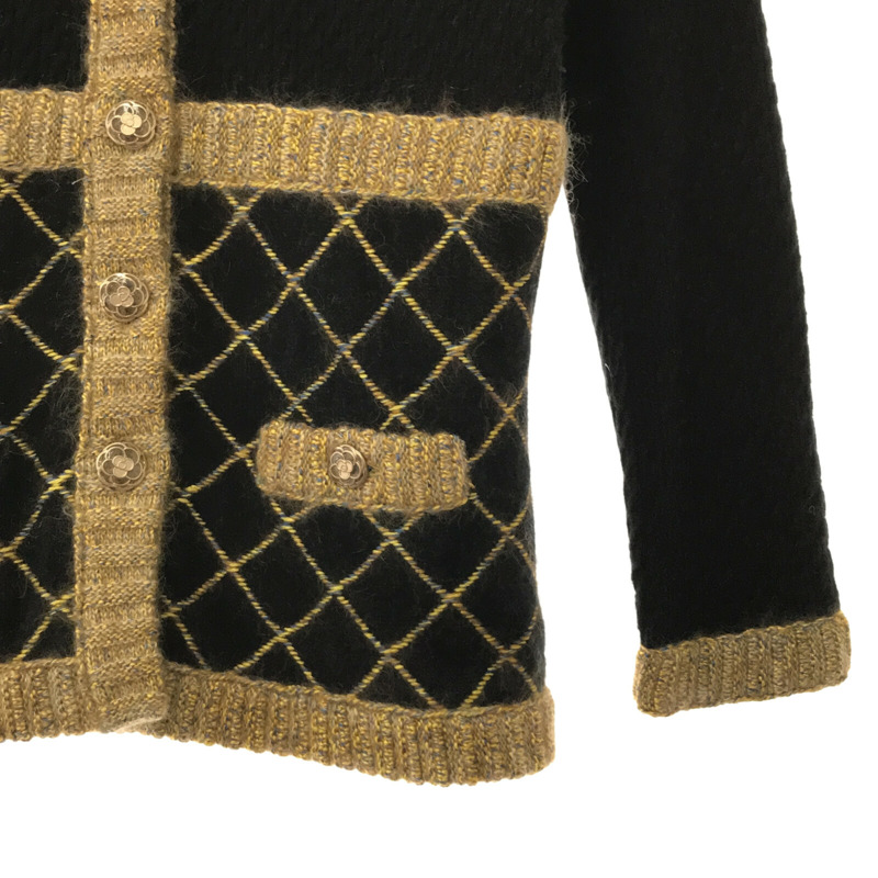 【日本直送】CHANEL 針織夾克 其他夾克 P52797K06822 絲綢 黑色 二手女裝-3