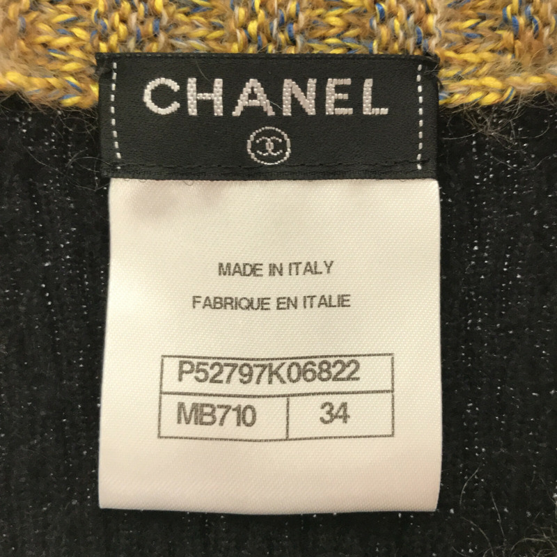 【日本直送】CHANEL 針織夾克 其他夾克 P52797K06822 絲綢 黑色 二手女裝-4