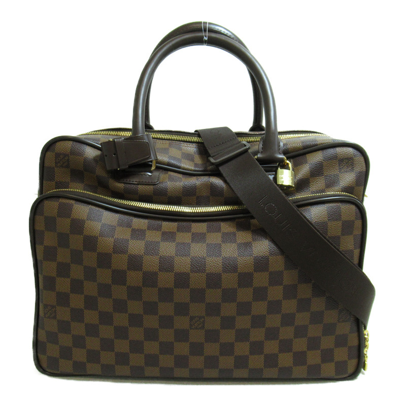 【日本直送】路易威登 Ikar 2way 肩斜背包 N23252 Damier 帆布 Ebene 二手-0