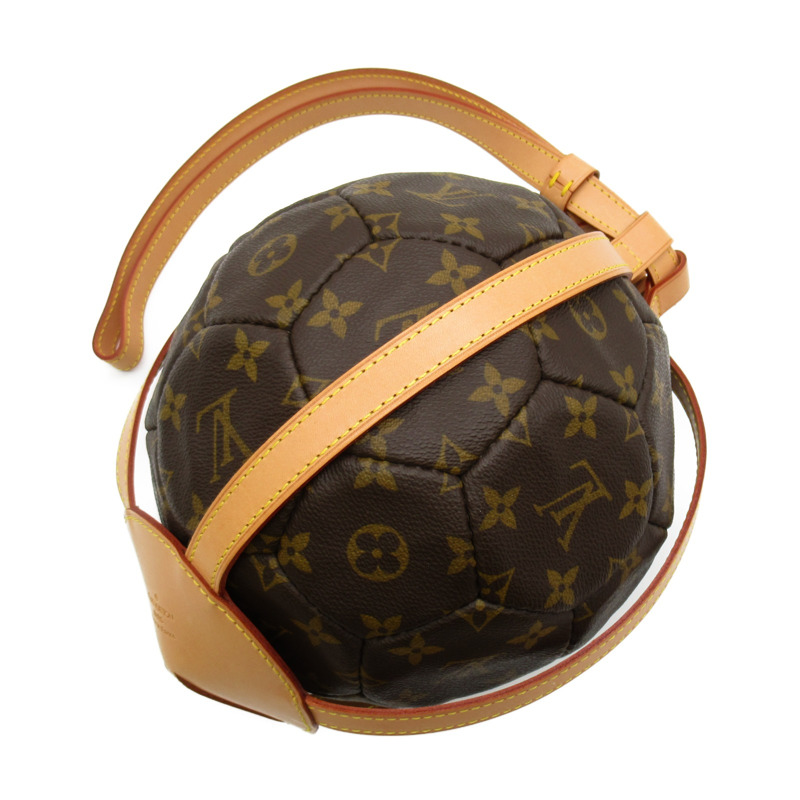 【日本直送】路易威登足球 M99054 Monogram PVC 塗層帆布棕色二手男女通用 LV-1