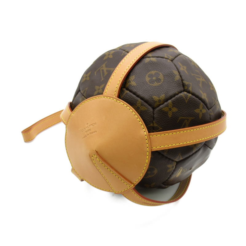 【日本直送】路易威登足球 M99054 Monogram PVC 塗層帆布棕色二手男女通用 LV-2