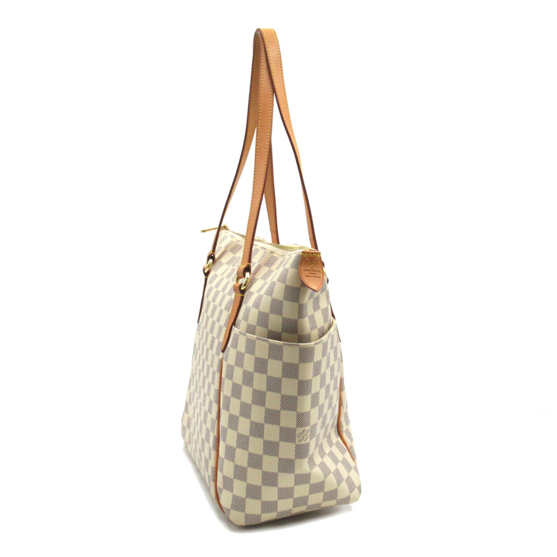 【日本直送】路易威登 Totally MM 手袋 N51262 Damier Azur 帆布象牙色二手女款 LV-2