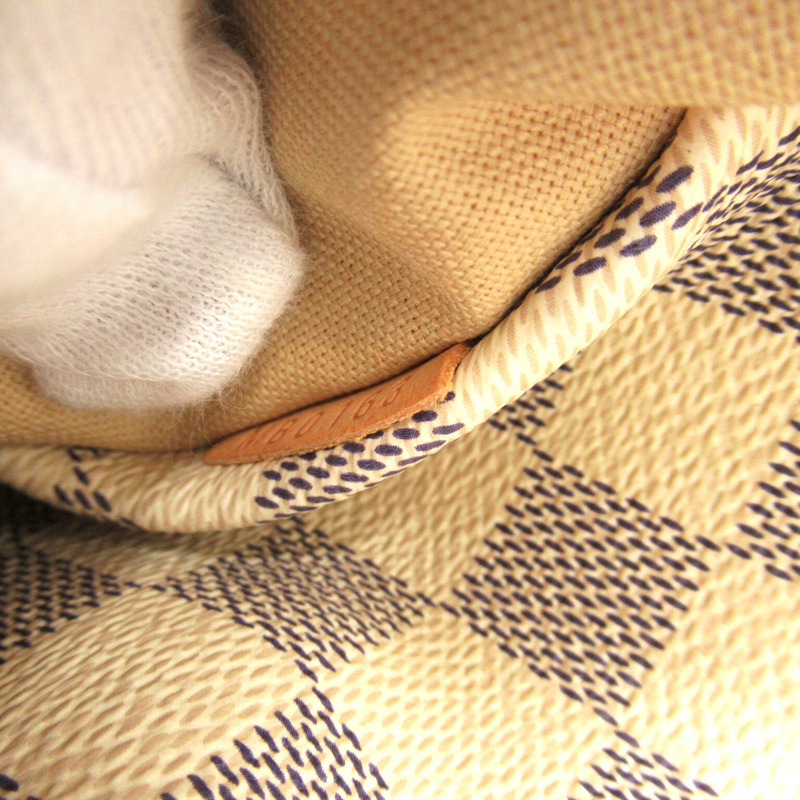 【日本直送】路易威登 Totally MM 手袋 N51262 Damier Azur 帆布象牙色二手女款 LV-6