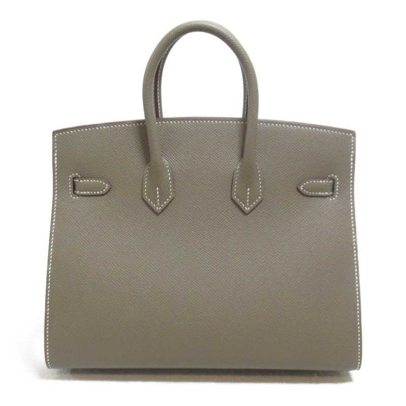 【日本直送】HERMES Birkin 25 serie 手提包 Epsom 皮革 灰色 Etoupe 灰色二手女款 U SHW-1