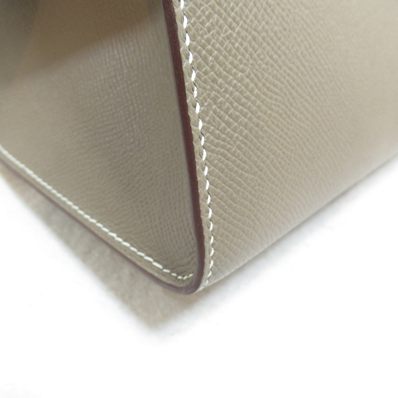 【日本直送】HERMES Birkin 25 serie 手提包 Epsom 皮革 灰色 Etoupe 灰色二手女款 U SHW-8