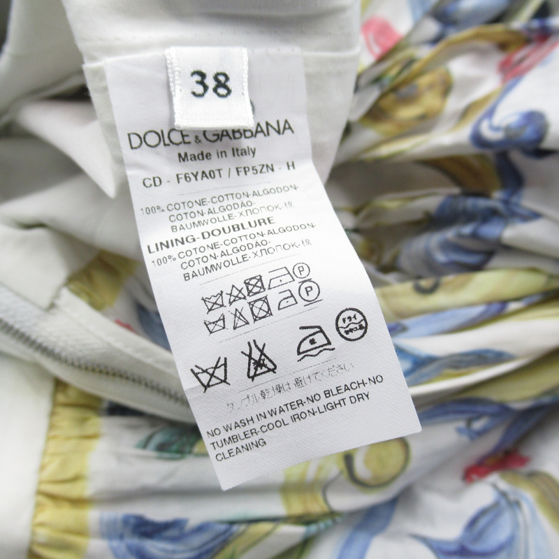 【日本直送】DOLCE&GABBANA 一件式 #38 連身裙 無袖棉質 多色 二手-4
