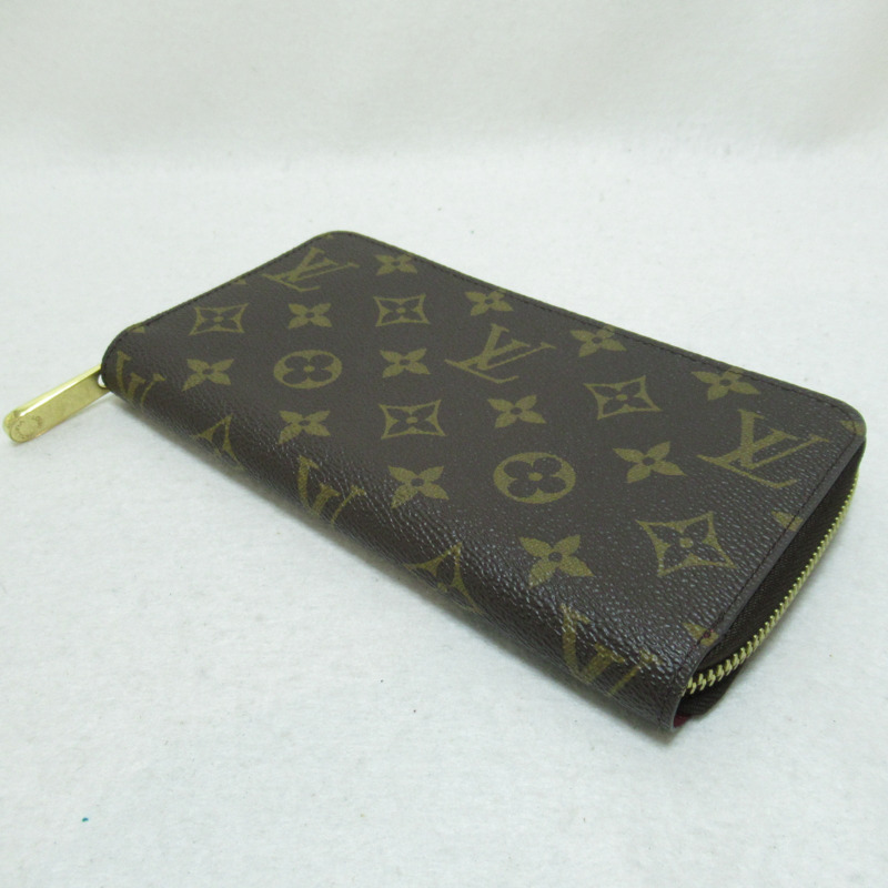 【日本直送】路易威登 Zippy 長錢包錢包 M41895 Monogram 紫紅色二手 LV 男女皆宜-3