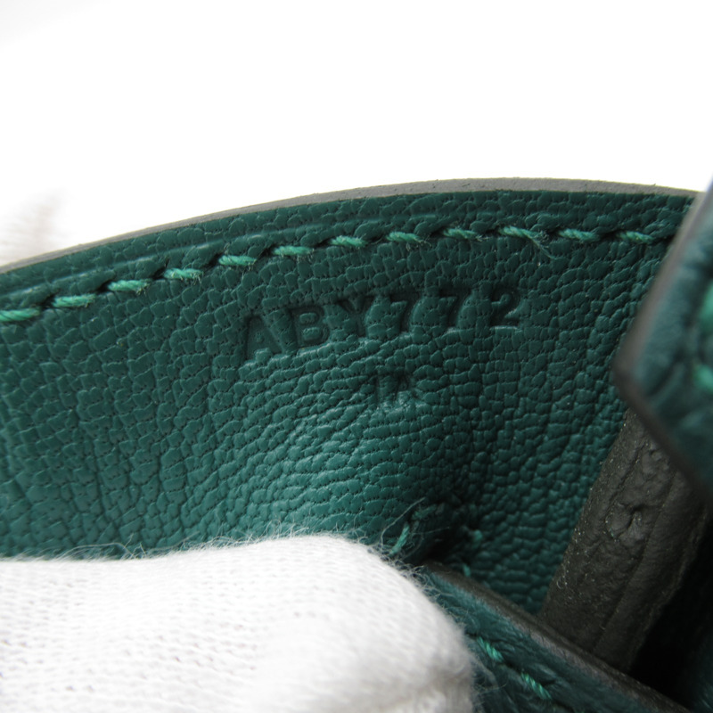 【日本直送】HERMES Birkin 30 手提包 A Togo 皮革 綠色孔雀石 GHW 二手-7