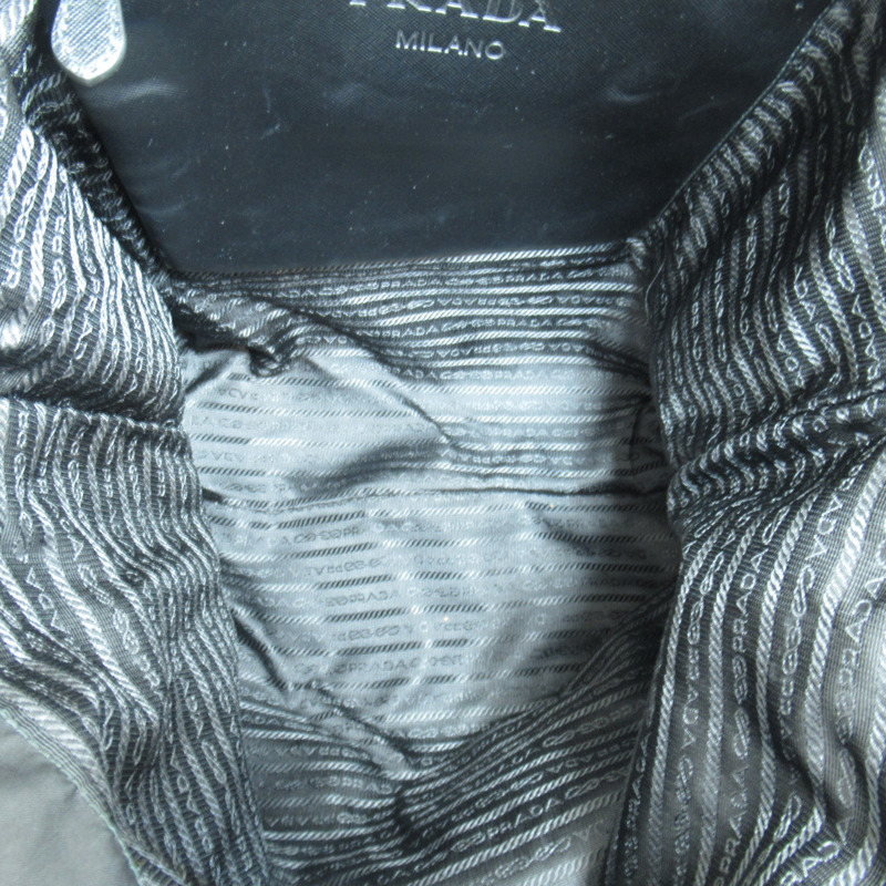 【日本直送】PRADA 手提包 手提包 尼龍 黑色骷髏 二手女式-3