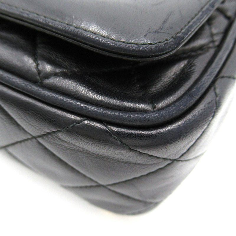 【日本直送】CHANEL 流蘇鏈條單肩包斜背流蘇小羊皮黑 GHW 二手-13