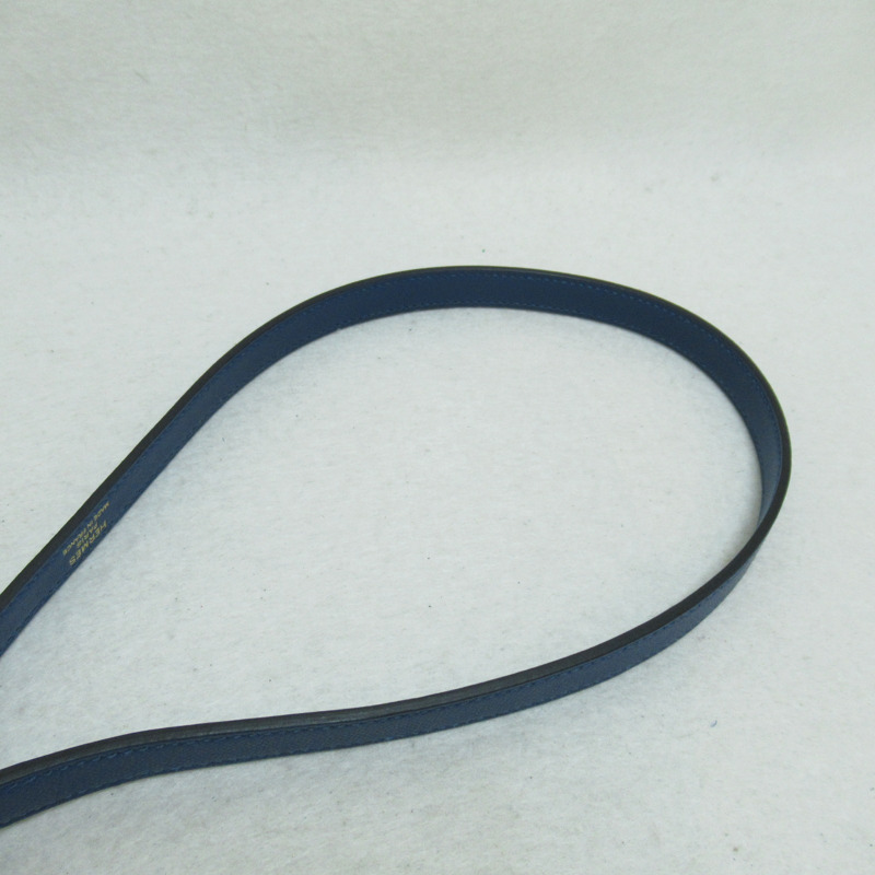 【日本直送】HERMES Kelly Elan 深藍色單肩包 皮革 二手 女款 B GHW-7