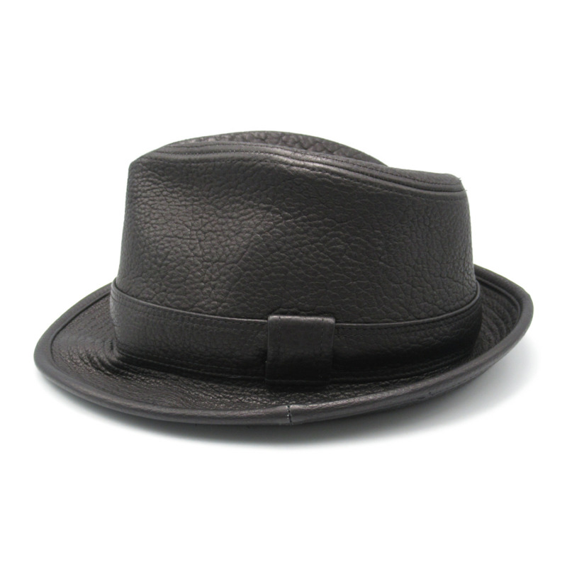 【日本直送】HERMES 帽子 帽子 皮革 黑色 二手 男女通用-2