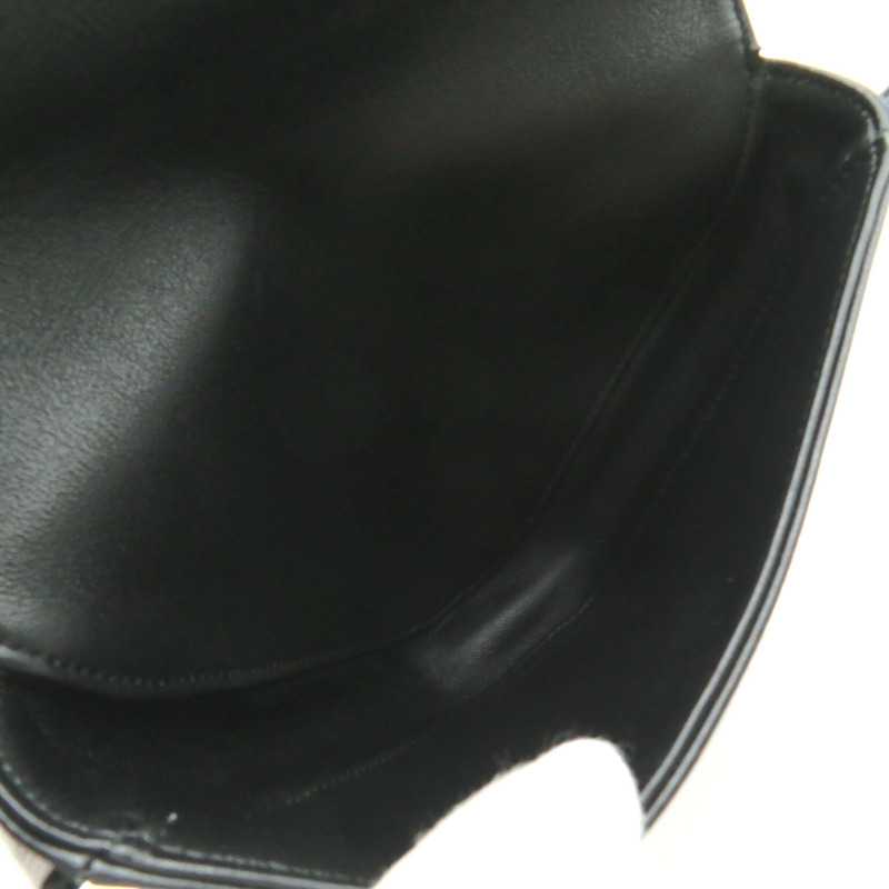 【日本直送】CELINE 標誌三角形單肩單肩包 小牛皮（牛皮）黑色二手女式-5