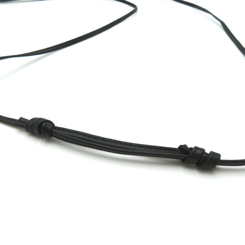 【日本直送】CELINE 標誌三角形單肩單肩包 小牛皮（牛皮）黑色二手女式-7