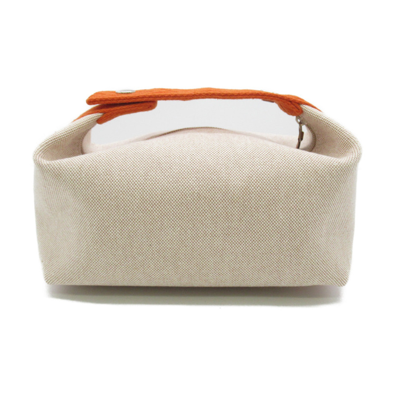 【日本直送】HERMES Bride a Brac PM Zigzag 配件袋手提包 Toile H 帆布米色 SHW-1
