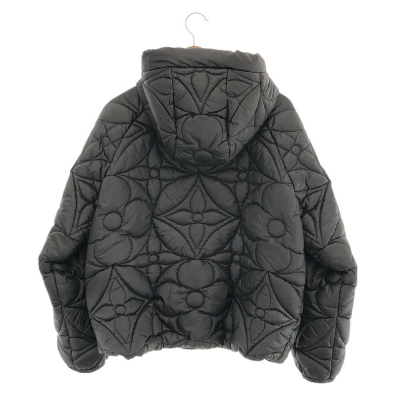 【日本直送】LOUIS VUITTON 羽絨外套聚酯纖維黑色二手女式 LV #46-1