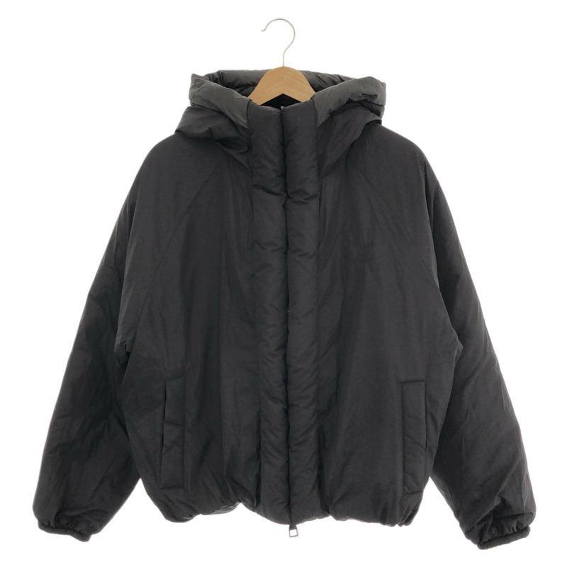 【日本直送】LOUIS VUITTON 羽絨外套聚酯纖維黑色二手女式 LV #46-4