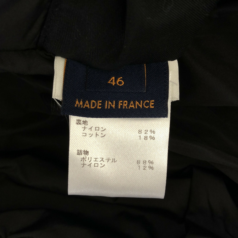 【日本直送】LOUIS VUITTON 羽絨外套聚酯纖維黑色二手女式 LV #46-7