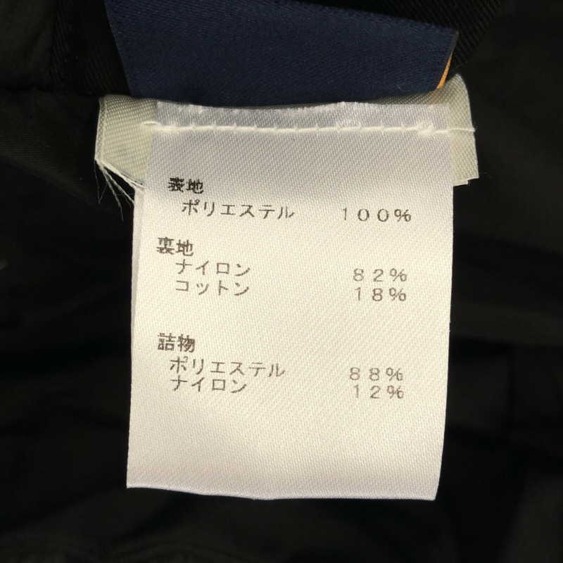 【日本直送】LOUIS VUITTON 羽絨外套聚酯纖維黑色二手女式 LV #46-8