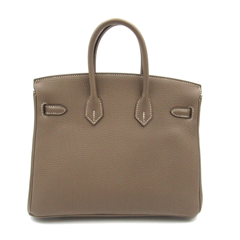 【日本直送】HERMES Birkin 25 手提包 A Togo 皮革 Etoupe 灰色 SHW 二手-1