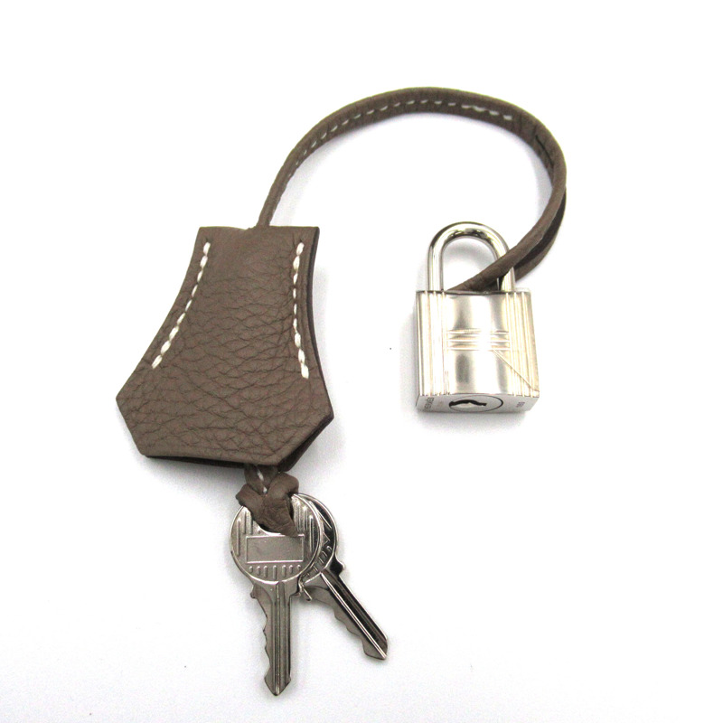 【日本直送】HERMES Birkin 25 手提包 A Togo 皮革 Etoupe 灰色 SHW 二手-5