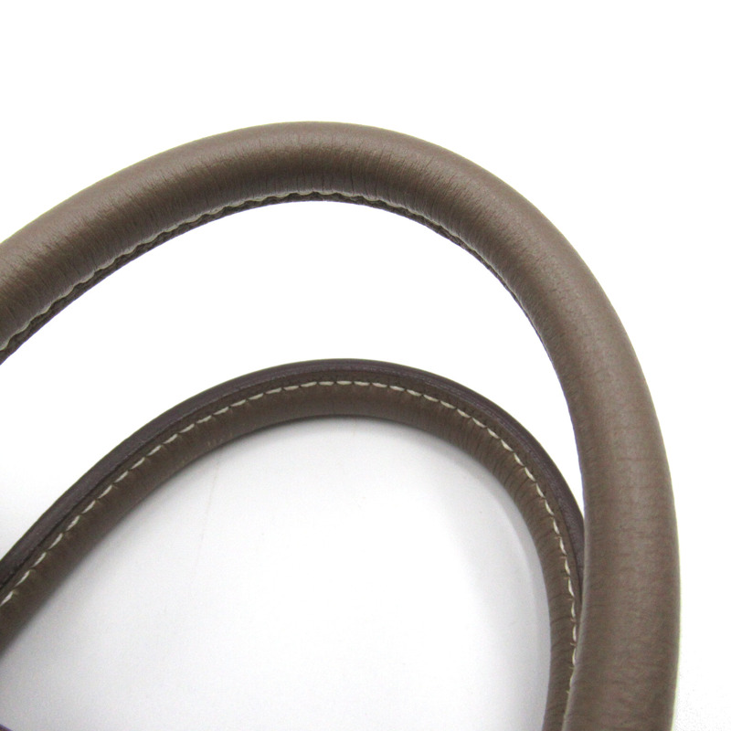 【日本直送】HERMES Birkin 25 手提包 A Togo 皮革 Etoupe 灰色 SHW 二手-11