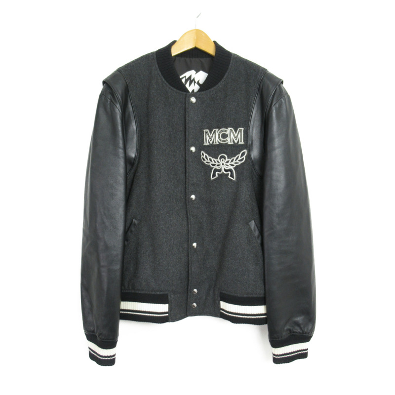 【日本直送】MCM 夾克衫 夾克衫 MHJ9SMM15EC0XL 羊毛 灰色 二手 男女通用-0