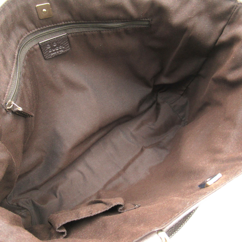 【日本直送】GUCCI GG 水晶手提包 268639 PVC 塗層帆布棕色二手女用 GHW-5