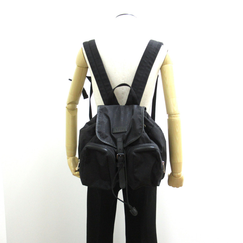 【日本直送】GUCCI GG 圖案尼龍背包背包 背包背包 510343 尼龍黑色二手男女通用-4