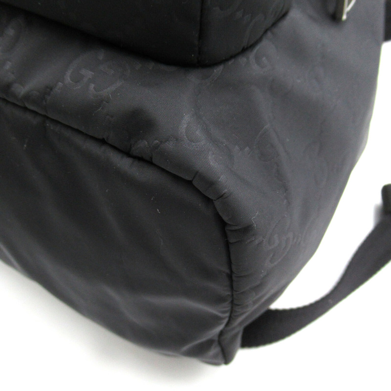 【日本直送】GUCCI GG 圖案尼龍背包背包 背包背包 510343 尼龍黑色二手男女通用-11
