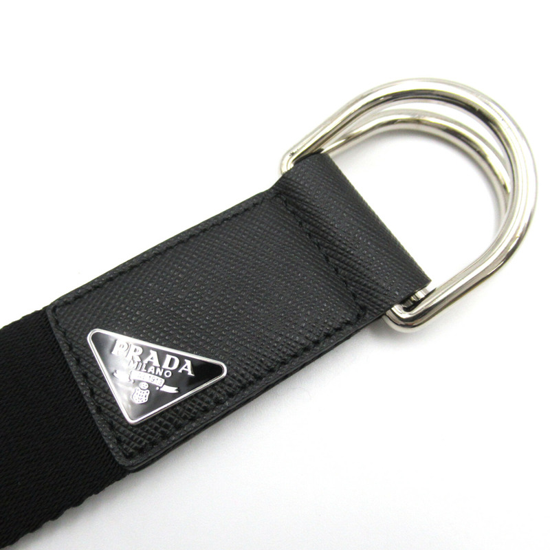 【日本直送】PRADA 腰帶 2CN028 尼龍 黑色 二手男女通用-2