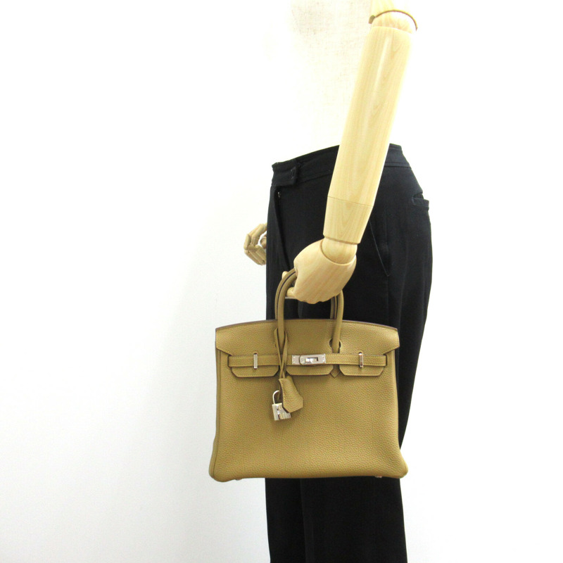 【日本直送】HERMES Birkin 25 手提包 Togo 皮革棕色青銅 dore 二手女款 Y SHW-4