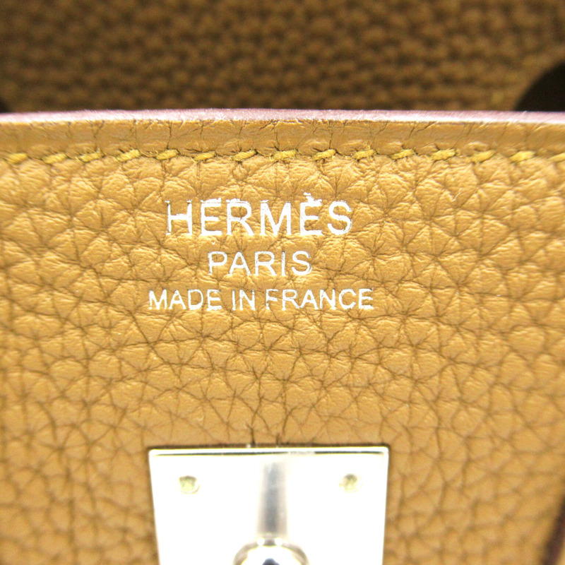 【日本直送】HERMES Birkin 25 手提包 Togo 皮革棕色青銅 dore 二手女款 Y SHW-7