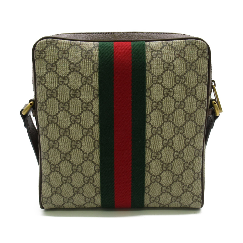 【日本直送】GUCCI 單肩包 54792696IWT8745 皮革 GG Supreme 米色棕色全新女式-1