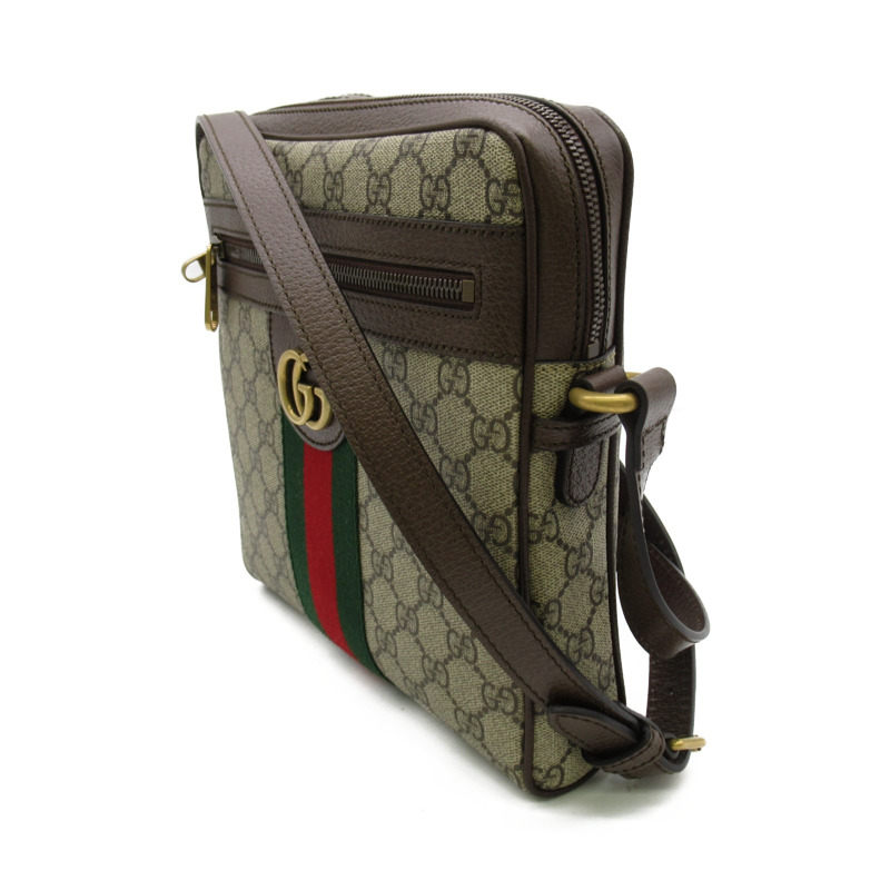 【日本直送】GUCCI 單肩包 54792696IWT8745 皮革 GG Supreme 米色棕色全新女式-2