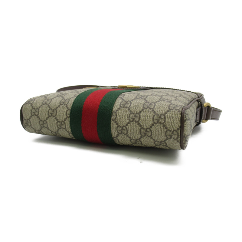 【日本直送】GUCCI 單肩包 54792696IWT8745 皮革 GG Supreme 米色棕色全新女式-3