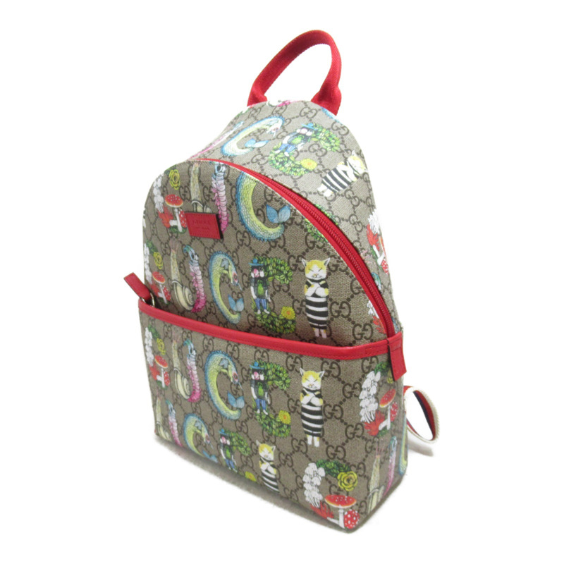 【日本直送】GUCCI 兒童背包 背包 背包 271327 PVC 塗層帆布米色覆蓋色二手兒童-2