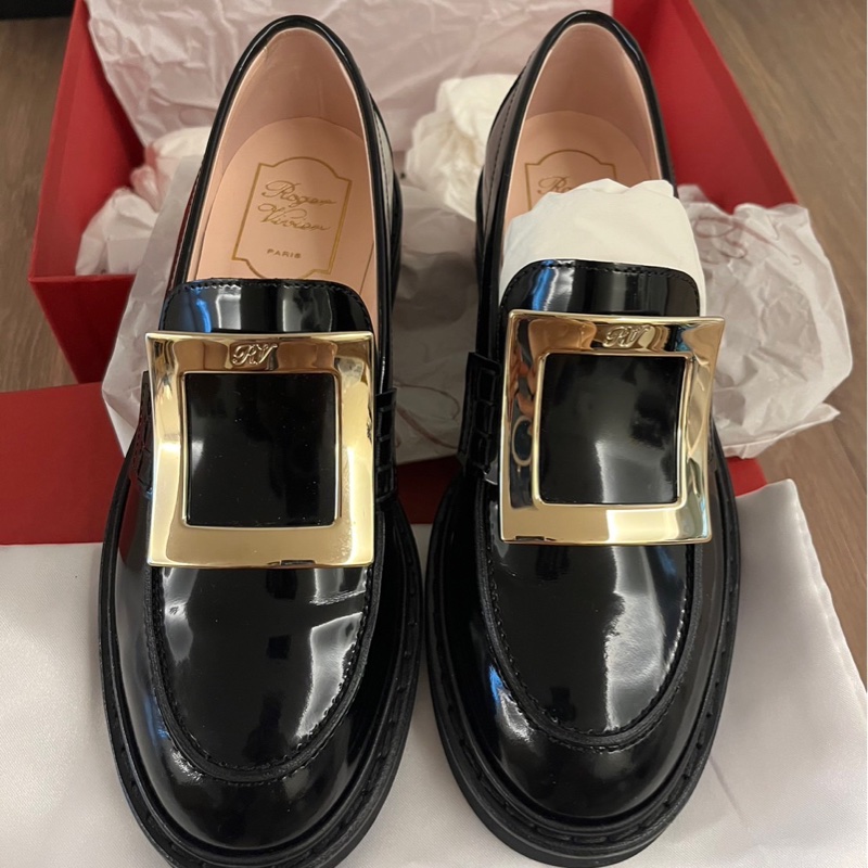 95 成新 Roger Vivier 樂福鞋 尺寸37-0