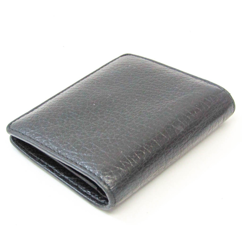 【日本直送】Maison Margiela S56UI0140 女士皮革皮夾（雙折）黑色-1