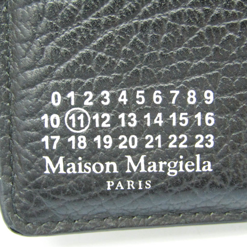 【日本直送】Maison Margiela S56UI0140 女士皮革皮夾（雙折）黑色-8
