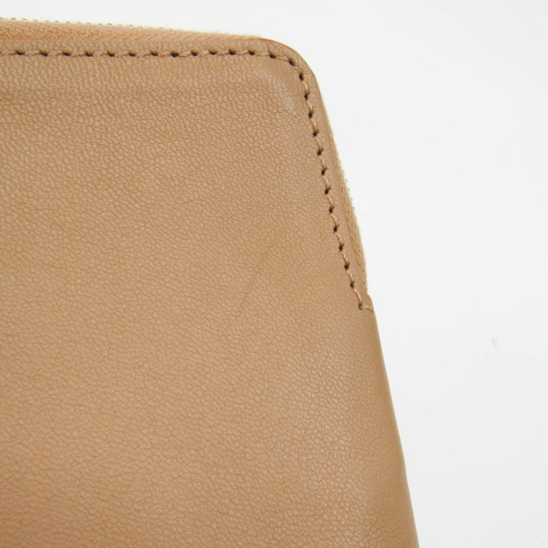 【日本直送】Celine 女士皮革手拿包米色，黑色-4