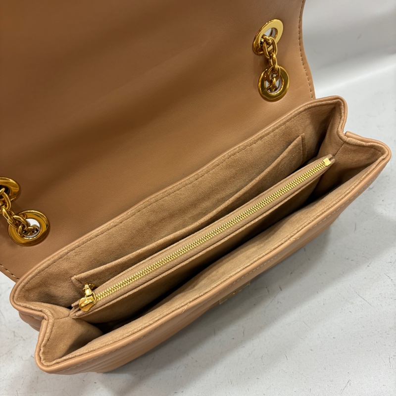Louis Vuitton M22212奶茶色牛皮金鍊New Wave斜背包-21