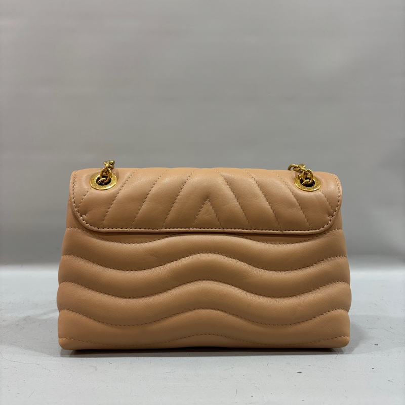 Louis Vuitton M22212奶茶色牛皮金鍊New Wave斜背包-2