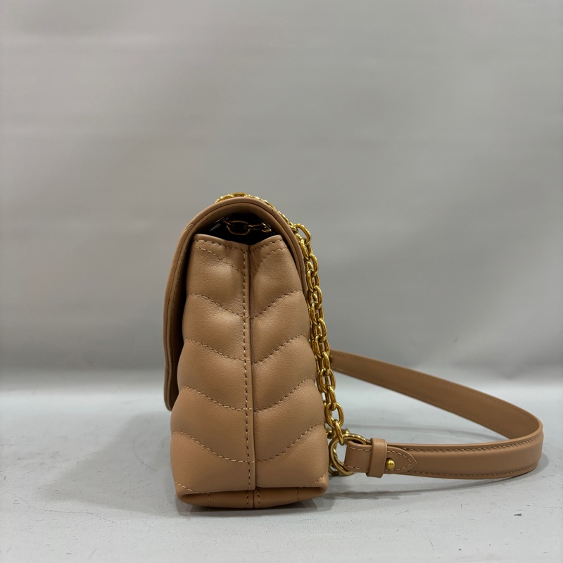 Louis Vuitton M22212奶茶色牛皮金鍊New Wave斜背包-3