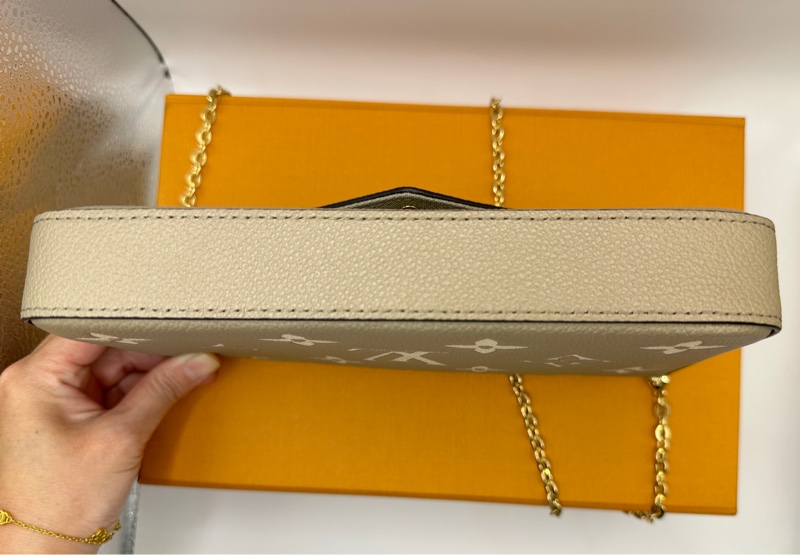 Louis Vuitton鏈條包大象灰單肩包 (M69977)-9