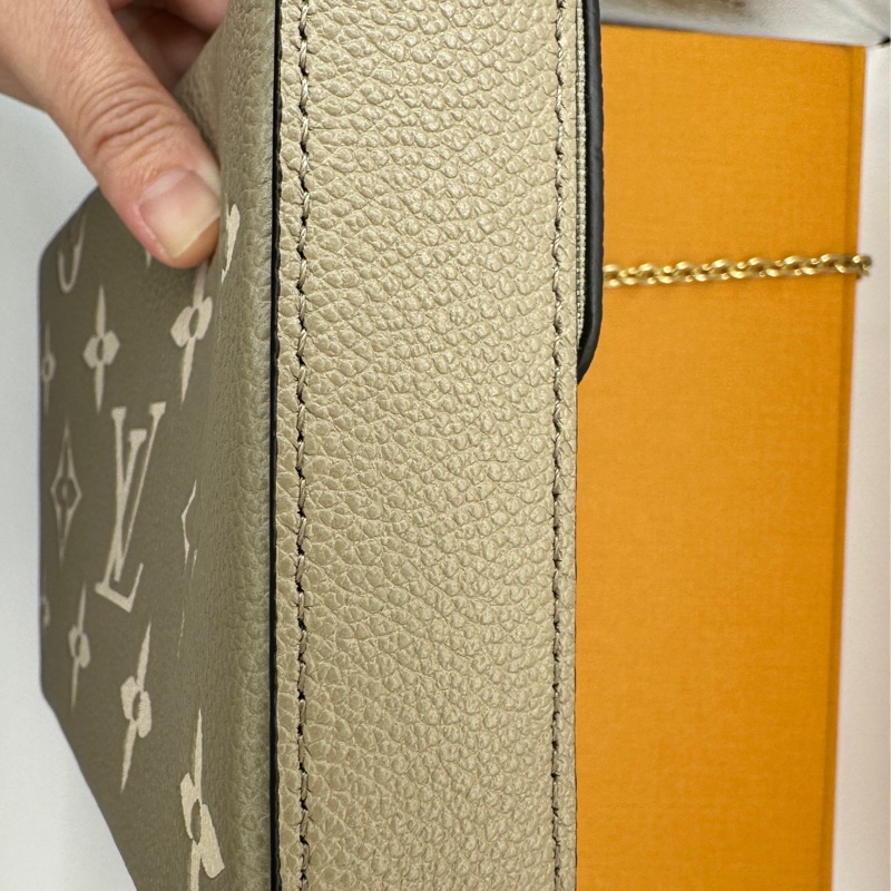 Louis Vuitton鏈條包大象灰單肩包 (M69977)-17